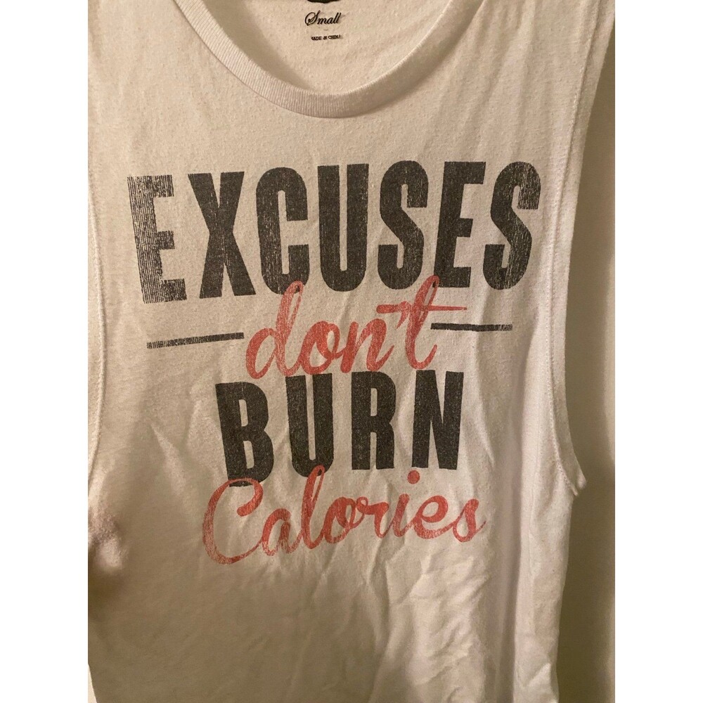 Womens So Motivational Workout Small Tank Top - Picture 3 of 6